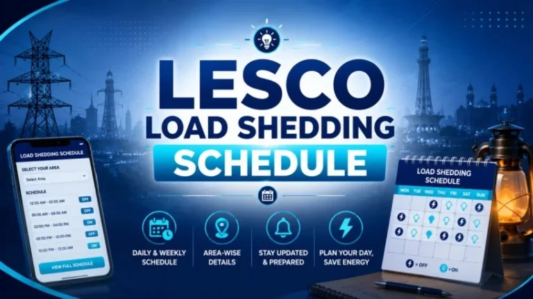 Load Shedding Schedule 2026 – Check by Reference Number