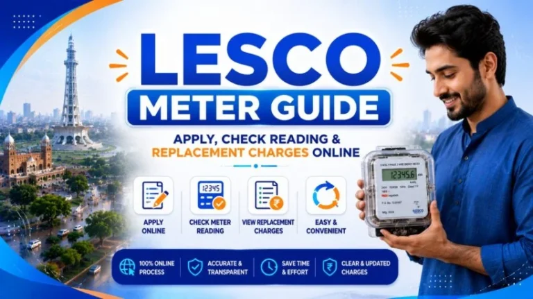 LESCO Meter Guide 2026 – Apply, Check Reading & Replacement Charges Online