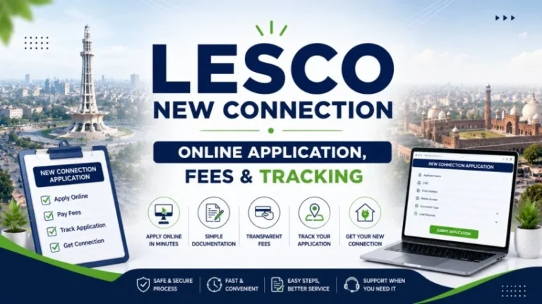 LESCO New Connection 2026 – Online Application, Fees & Tracking
